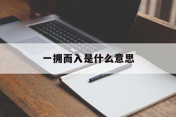 一拥而入是什么意思